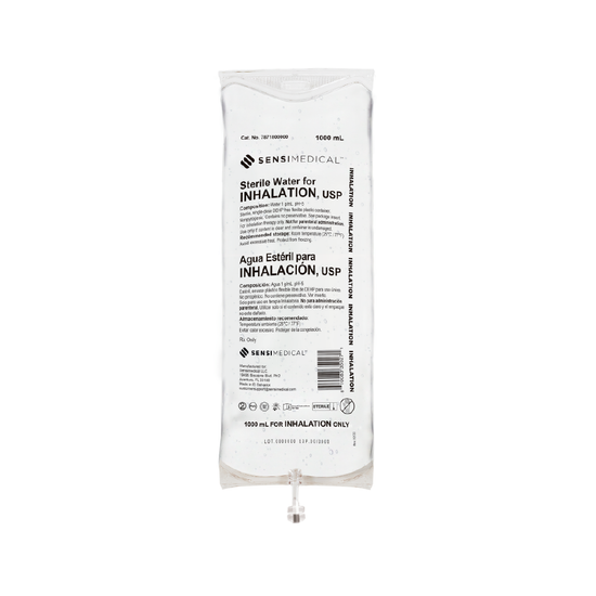 Sensimedical Sterile Water for Inhalation, USP 1000mL bag