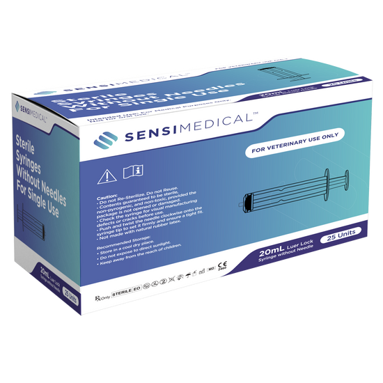 Syringe 20mL Luer Lock without Needle