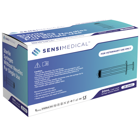 Syringe 50mL Luer Lock without Needle