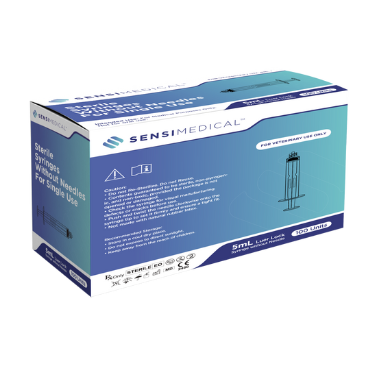 Syringe 5mL Luer Lock without Needle