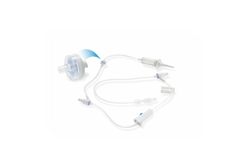 Biosite Infusion Set with 2 Injection Site & Male Luer Lock Adapter (86", 20 gtt/mL)