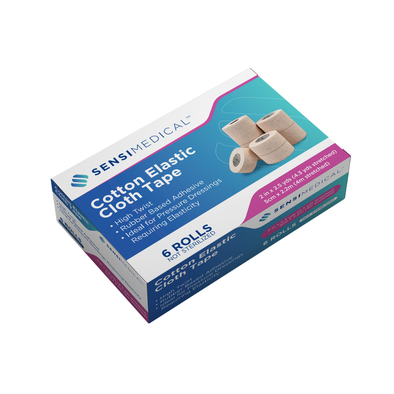 Cotton Elastic Cloth Tape — 2 in x 2.5 yds