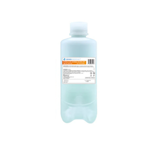 Sensimedical Sterile 0.9% Normal Saline for Irrigation, USP  — 1000 mL Bottle