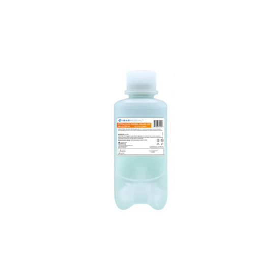 Sensimedical Sterile 0.9% Normal Saline for Irrigation, USP  — 500 mL Bottle