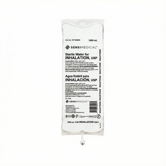 Sensimedical Sterile Water for Inhalation, USP (1000mL Bag)