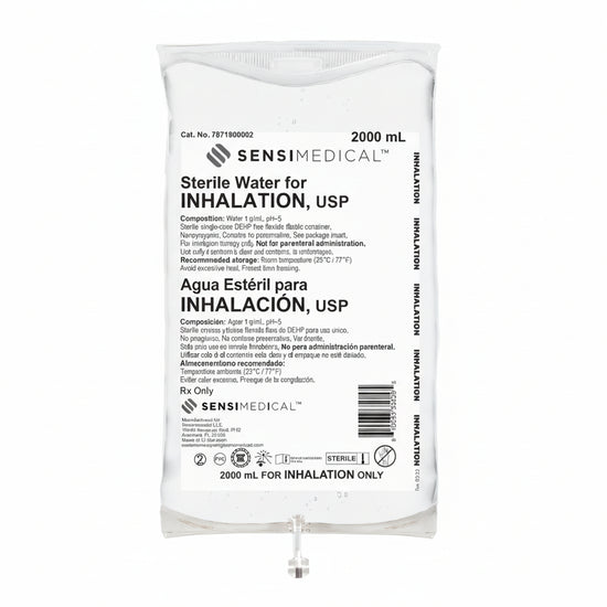 Sensimedical Sterile Water for Inhalation, USP (2000mL Bag)