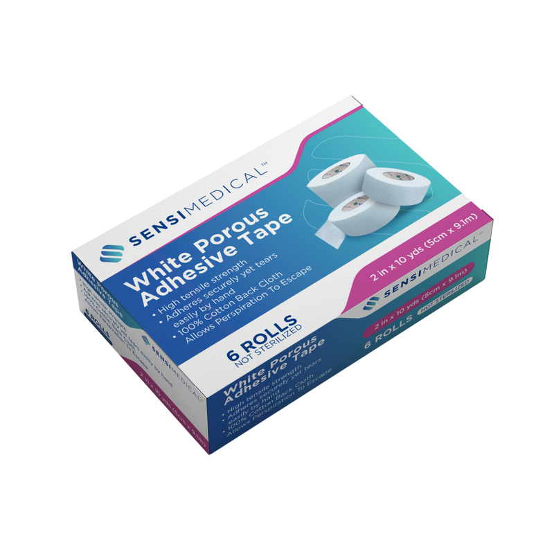 White Porous Adhesive Tape — 2 in x 10 yds